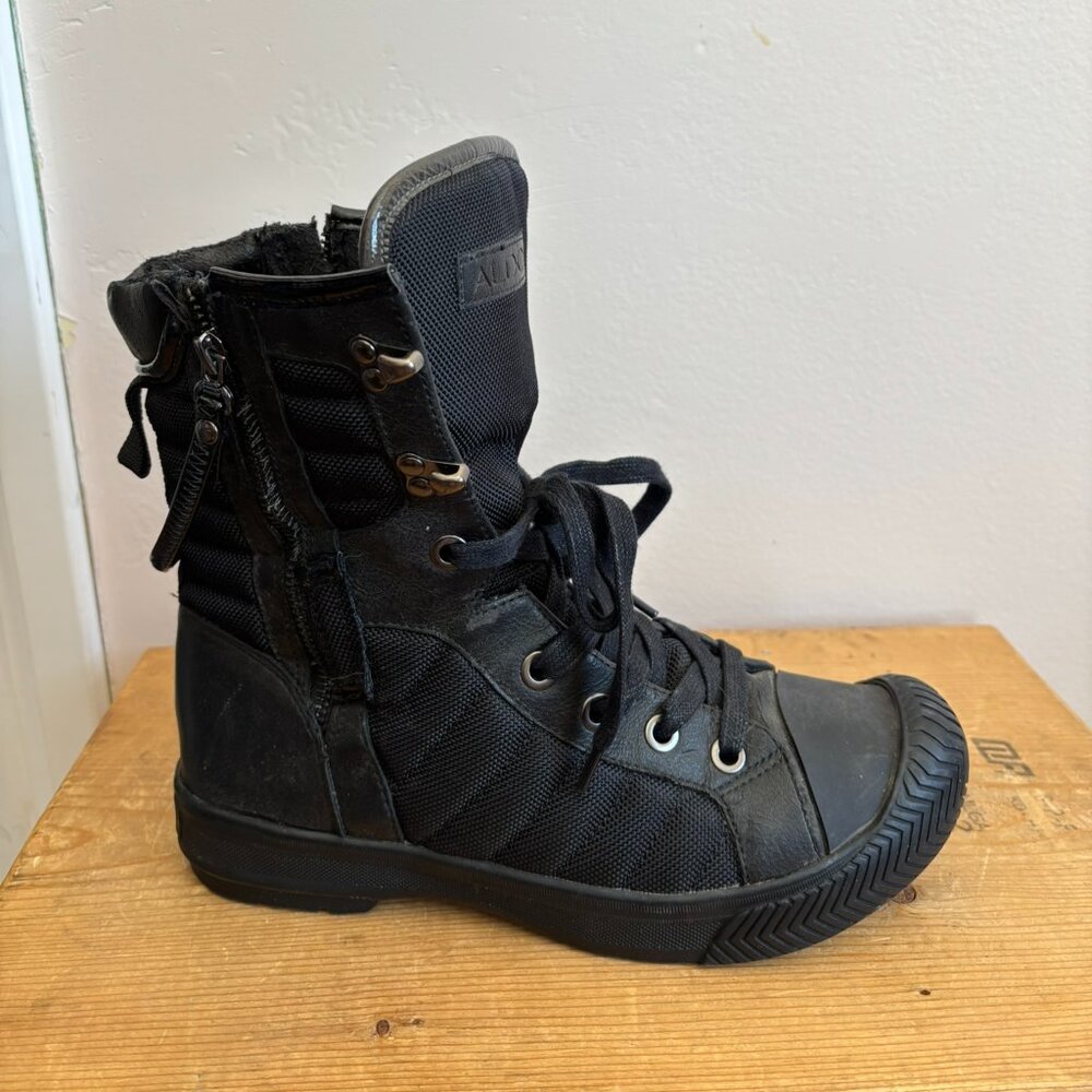 Aldo canvas combat boots